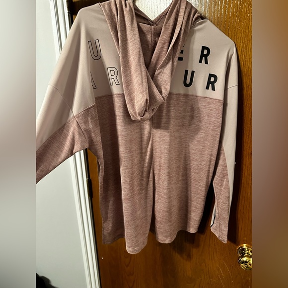 Under Armour Dusty Rose Athletic/Athleisure Hoodie - Picture 3 of 4